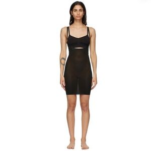 SKIMS Black Sheer Sculpt Slip